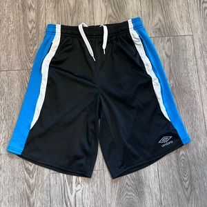 Umbro Athletic Shorts Medium Black Blue White